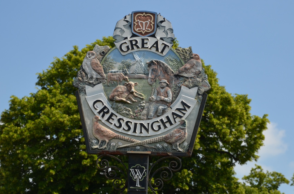 Great Cressingham sign