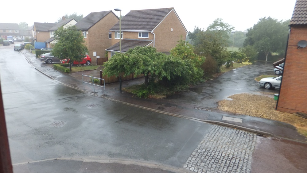 Photograph of Up Hatherley gets a soaking