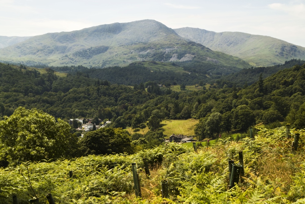 Skelwith Bridge from Loughrigg