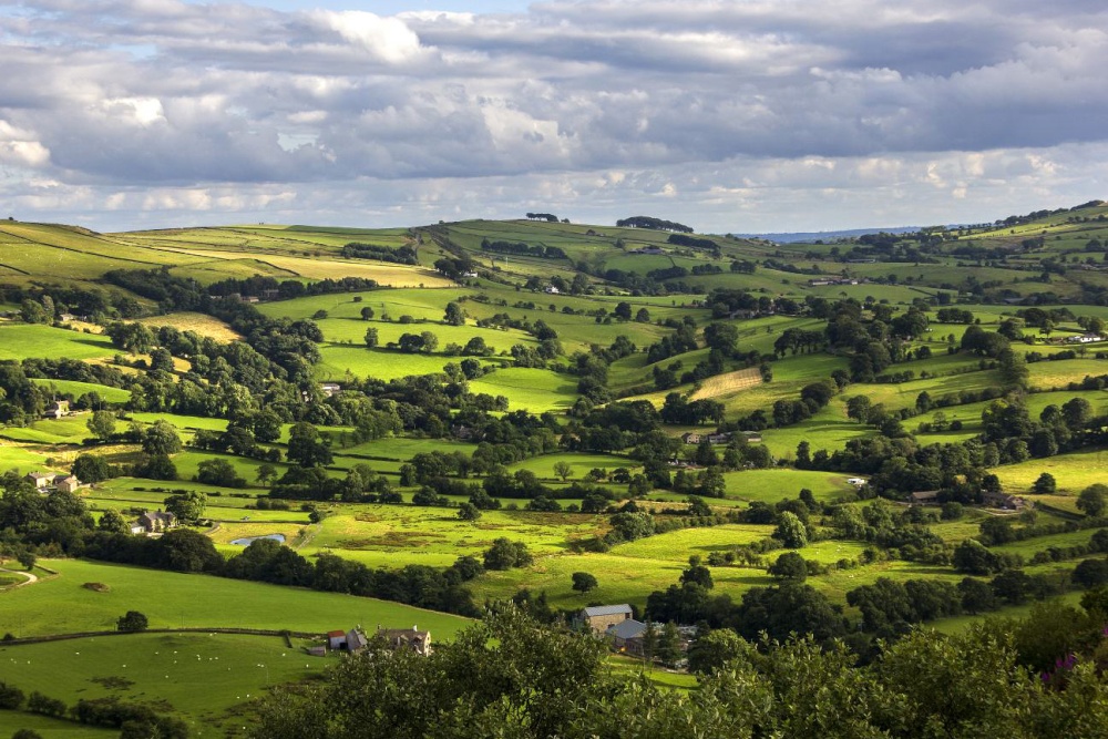 View from Teggs Nose near Macclesfield, Cheshire. photo by John Godley