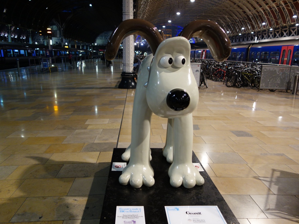 Gromit at Paddington Station