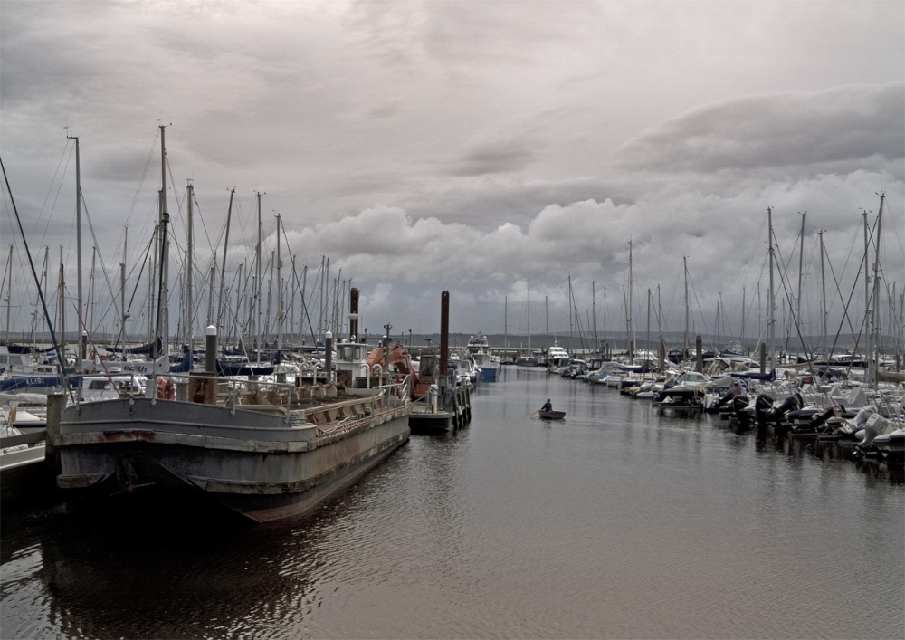 Yacht Haven on a stormy day