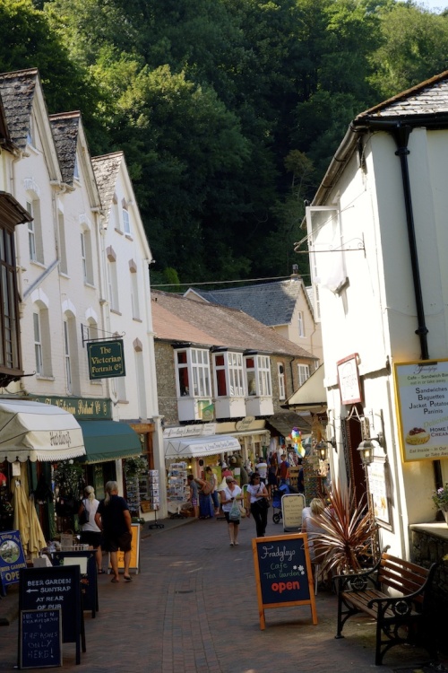 Pedestrian area of Lynmouth, Devon