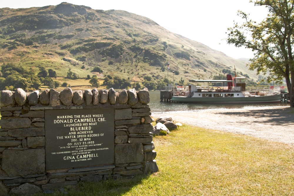 Photograph of Ullswater Campbell Memorial