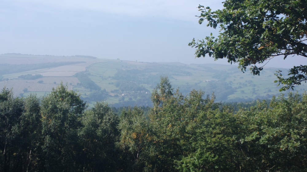 The view over the valley from Greno woods