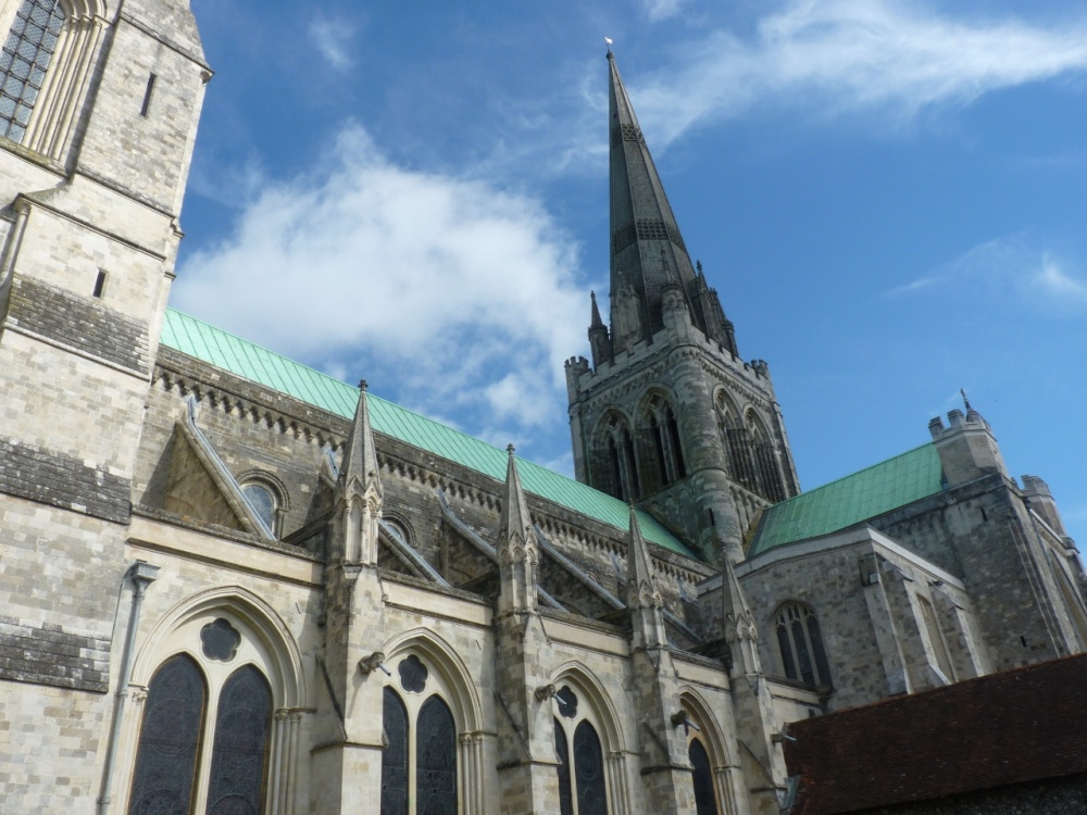 The Spire - Chichester Cathedral photo by Vince Hawthorn