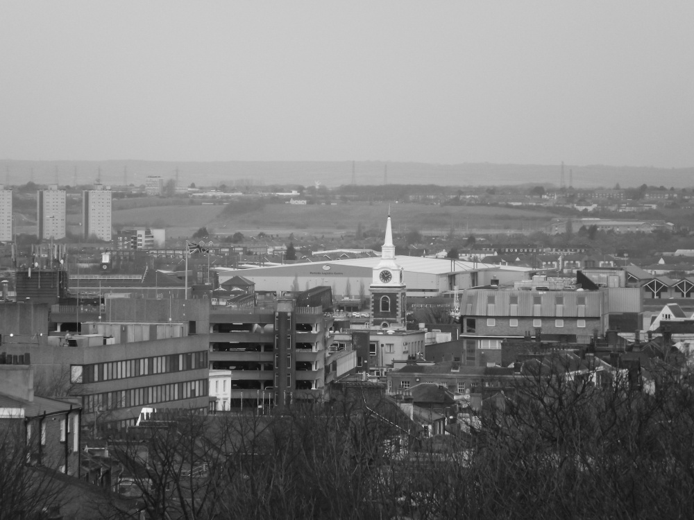 View from Windmill Hill, Gravesend, Kent