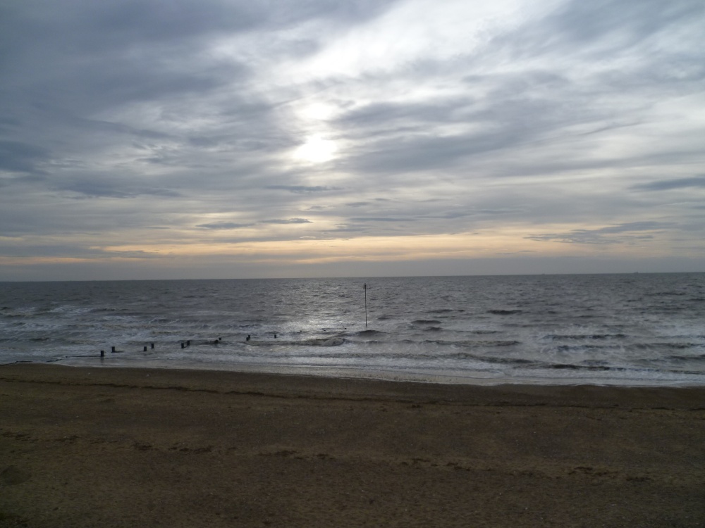 Evening Sky at Hunstanton.