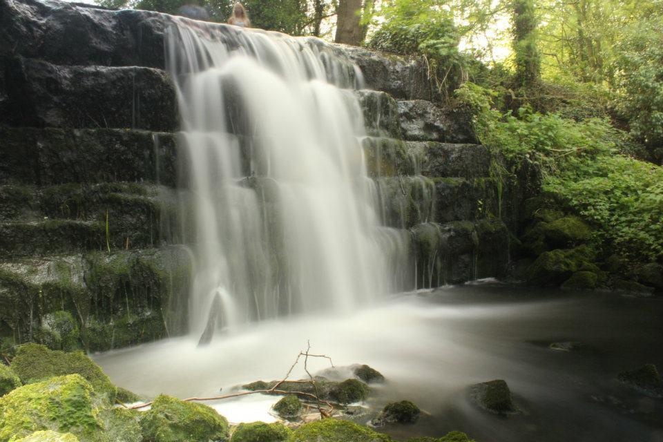 Photograph of Roche Abbey waterfall