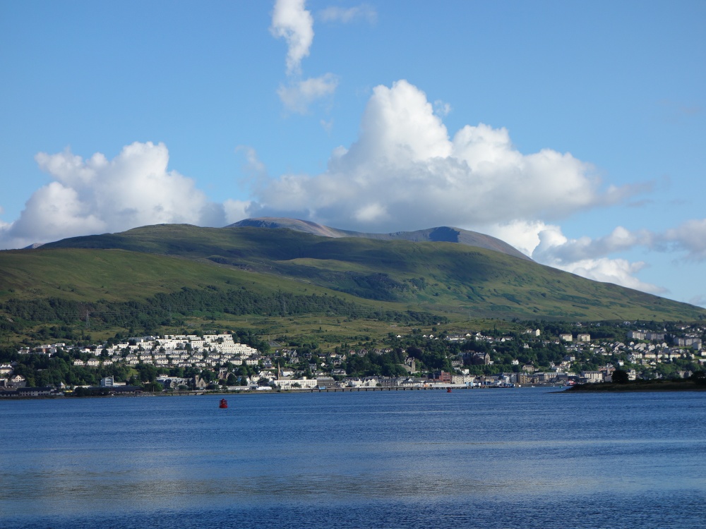 Fort William and Cow Hill from Corpach