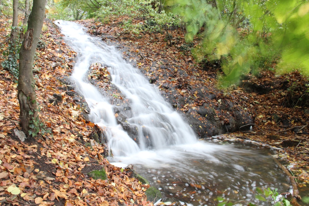 waterfall at Himley Hall