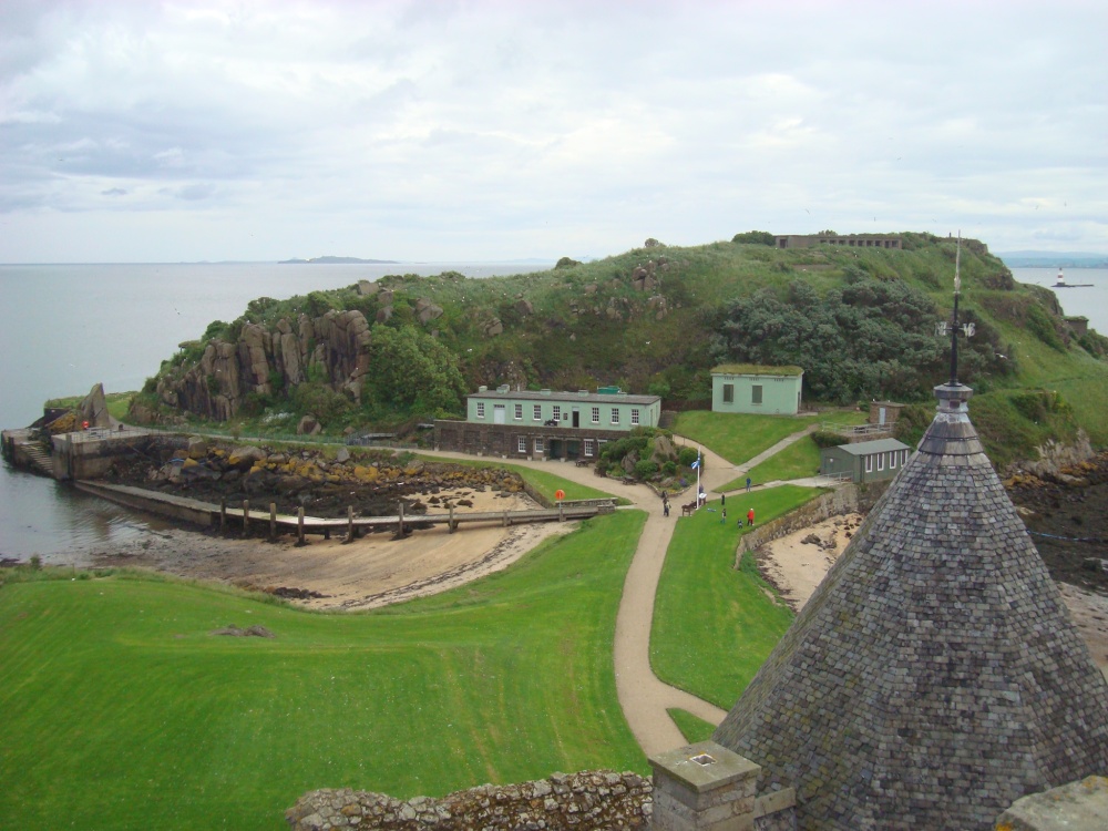 Photograph of Inchcolm Island from the Abbey Tower