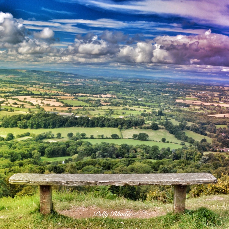 View from top of the Malvern Hills