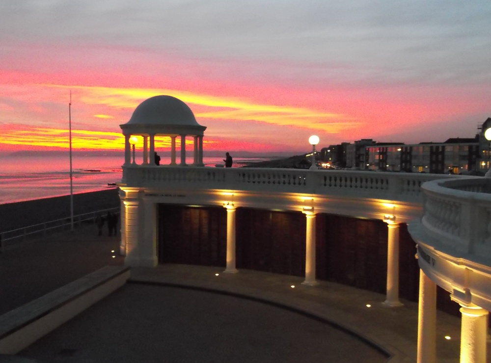 Photograph of A wonderful Sunset at Bexhill-on-Sea in East Sussex.
