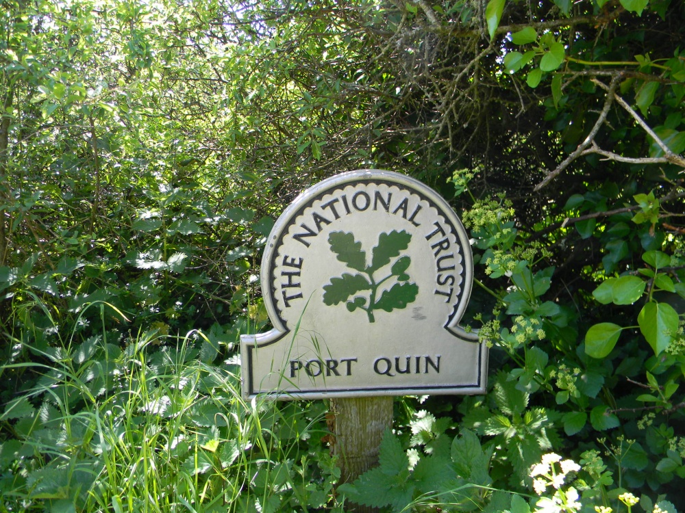Port Quin sign