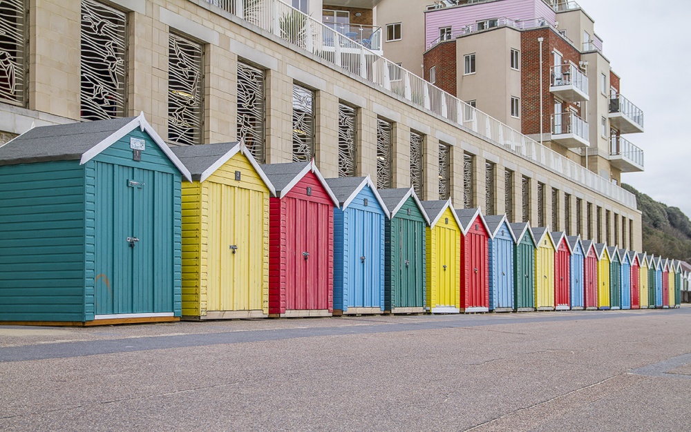 Beach huts