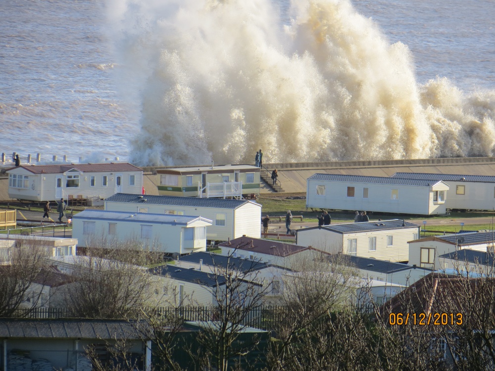 Photograph of High Tide in Lowestoft