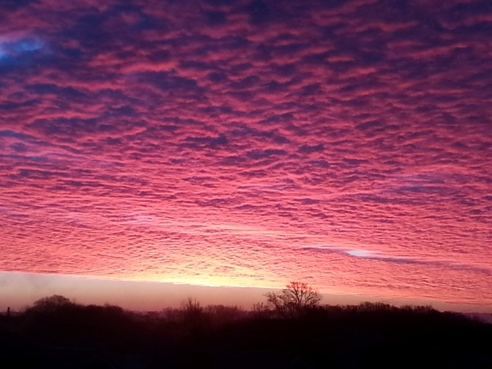 Sunrise over England