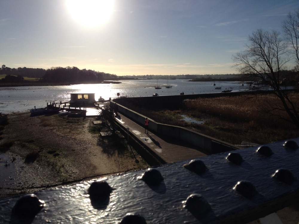 The Deben from Woodbridge Station