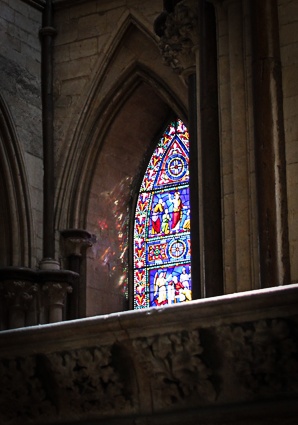Lincoln Cathedral, fragment of lights