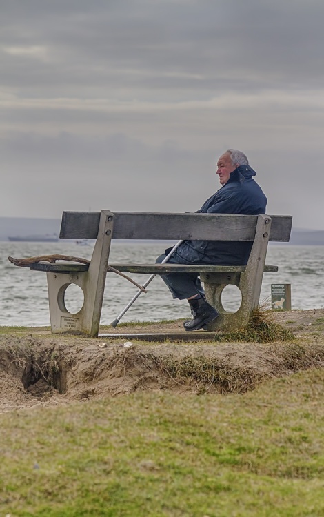Looking out to sea, Lepe