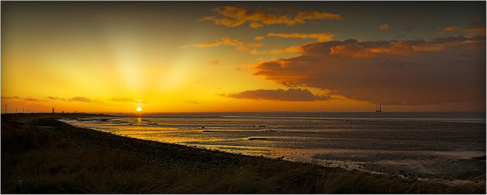Sunset at Spurn Point