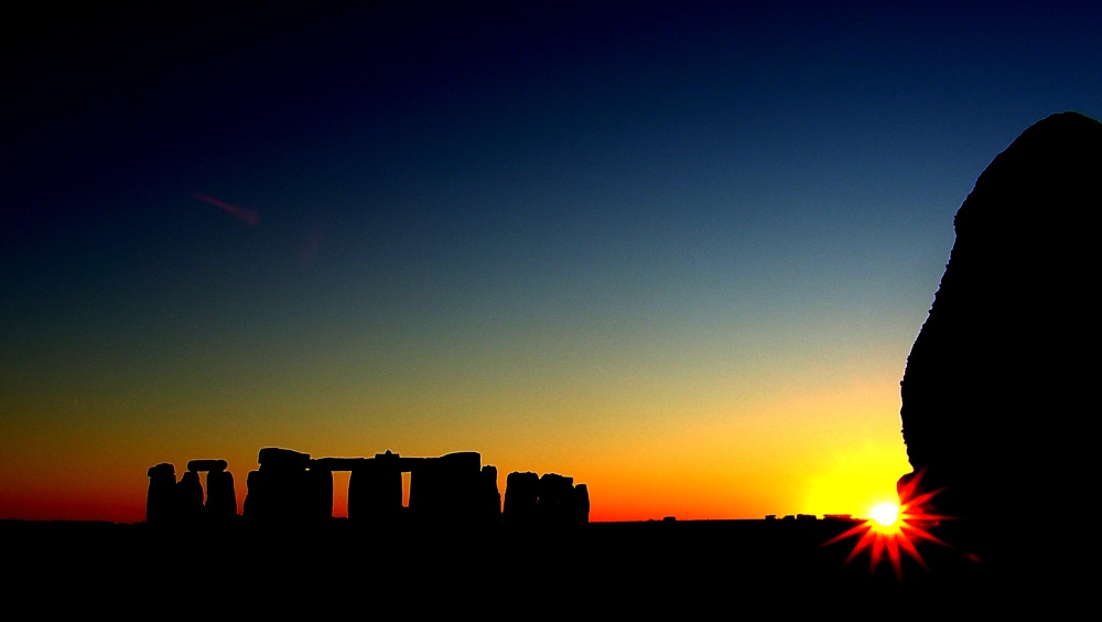Stonehenge at sundown photo by Neil Dalton