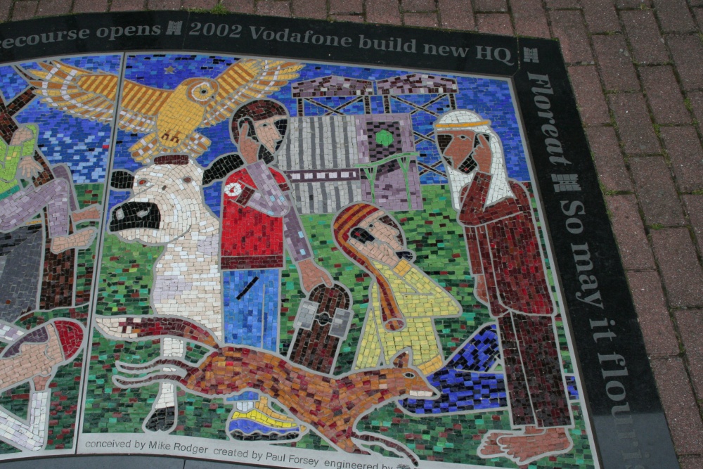 Newbury - Sidewalk Mosaic (4) (Close-up)