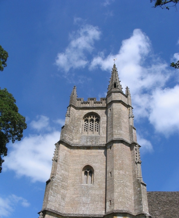 Castle Combe - Spire of St. Andrew Church - July, 2008