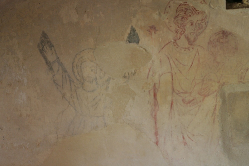 15th Century Fresco - Lacock Abbey - July 2008