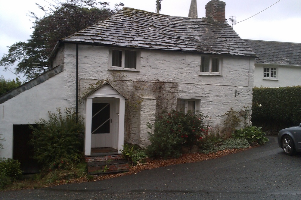 White cottage at St Minver.