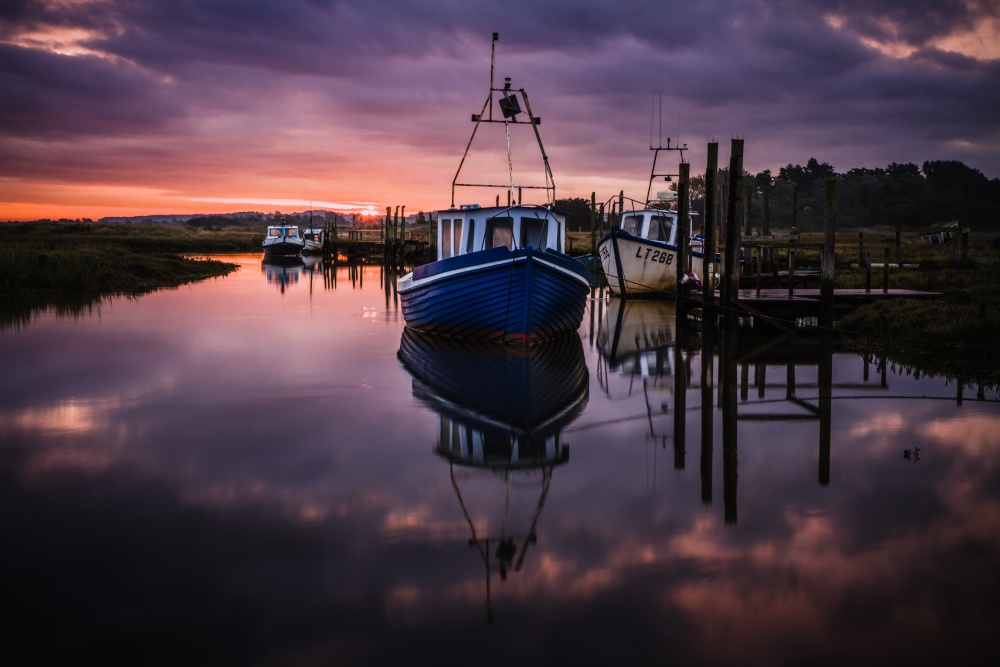 Photograph of Thornham Ovey Staithe sunrise