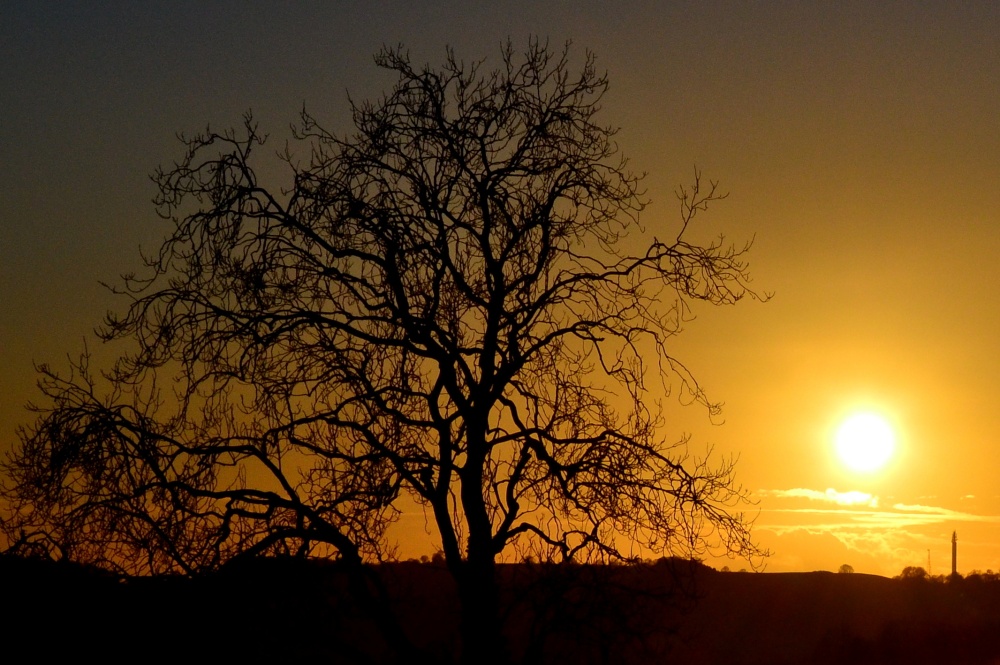 Sunset on Newnham Hill