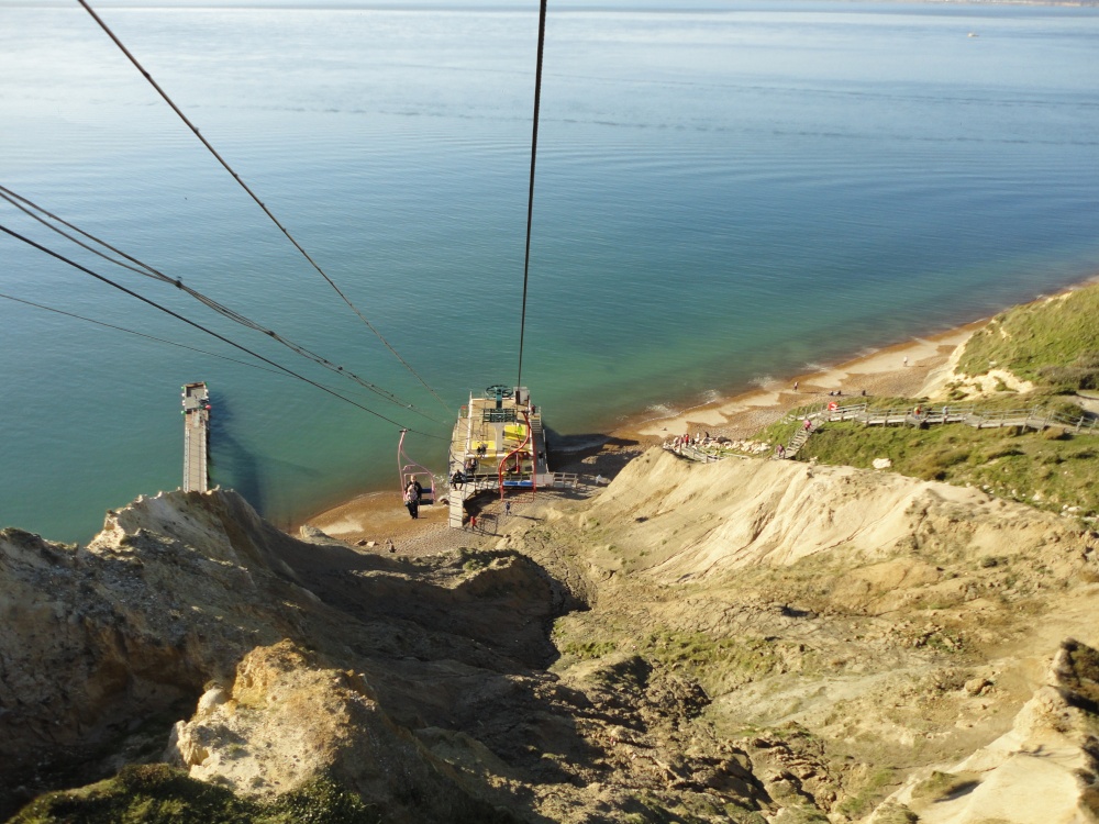 Photograph of Chairlift down to Alum Bay, Isle of Wight