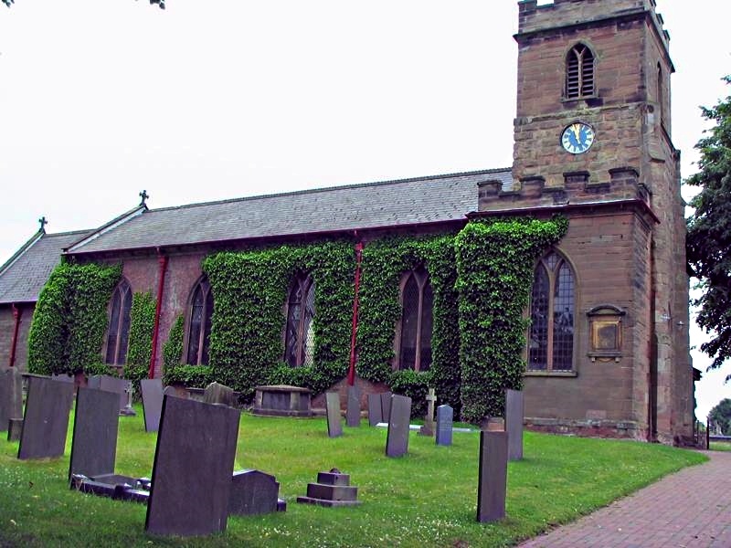 St Giles Church, Whittington near Lichfield.