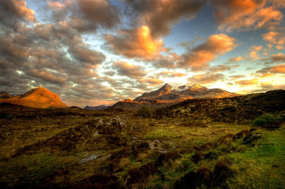 Photograph of Skye - The Cuillin from Sligachan