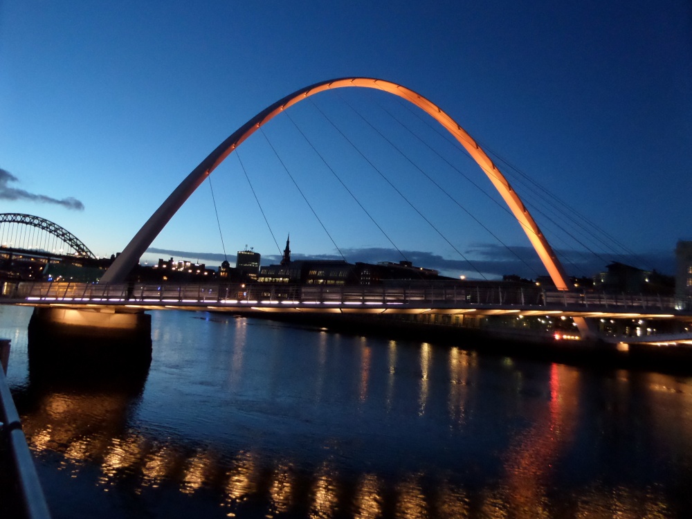 Photograph of Millenium Bridge , Quayside Newcastle