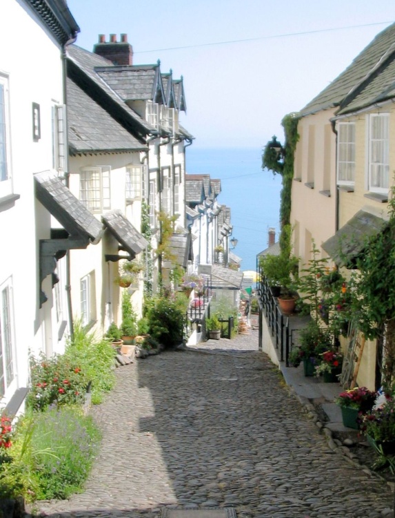 Path & Steps to Clovelly Quay - June 2003