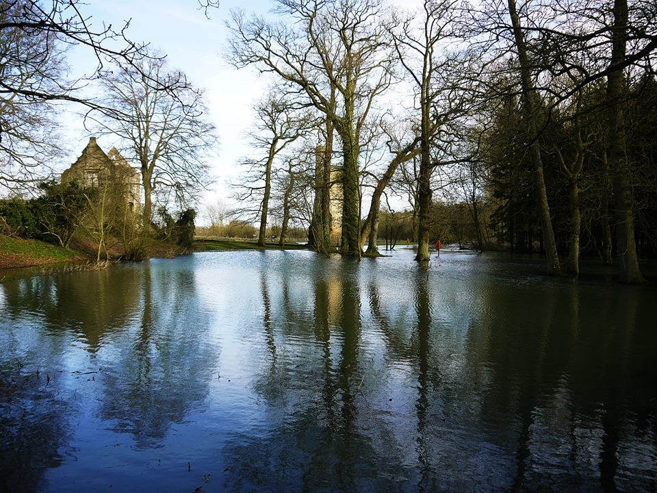 Minster Lovell Hall - Floods photo by Derek Hall
