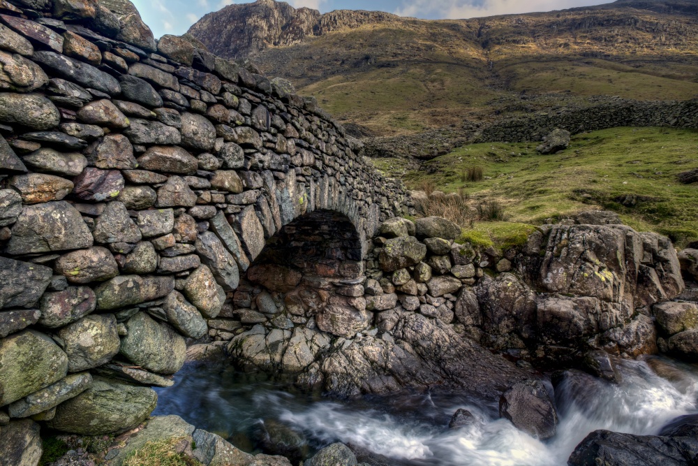 Photograph of Stockley Bridge in Borrowdale