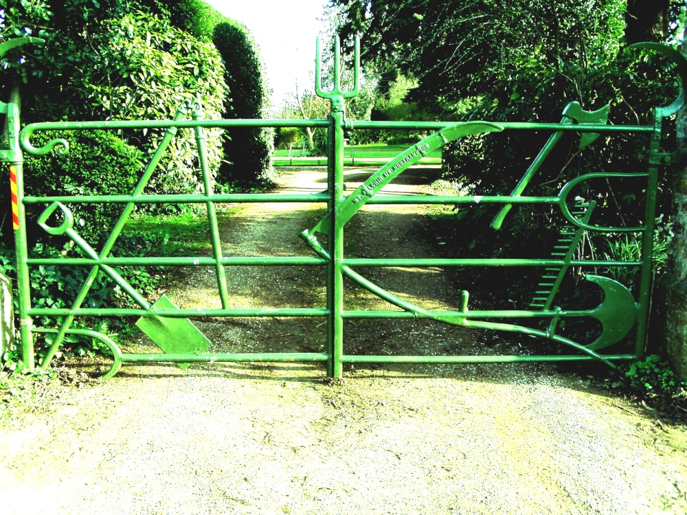 Photograph of Unique Farm Implement Gate Boughton, Northampton