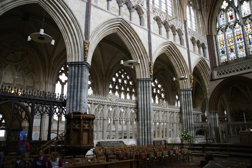 Inside Cathedral Exeter