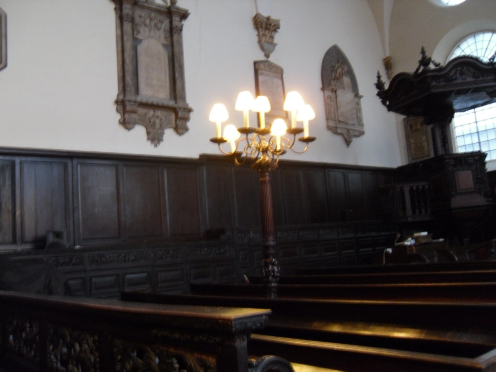 St Mary Abchurch interior, London