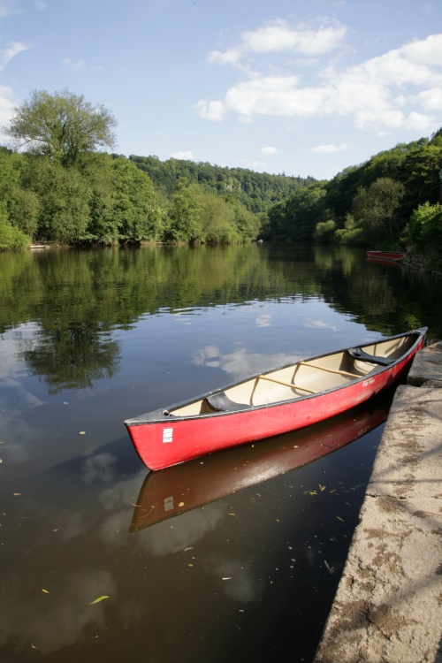 On the River Wye at East Yat, in the valley - beautiful spot on the english border..