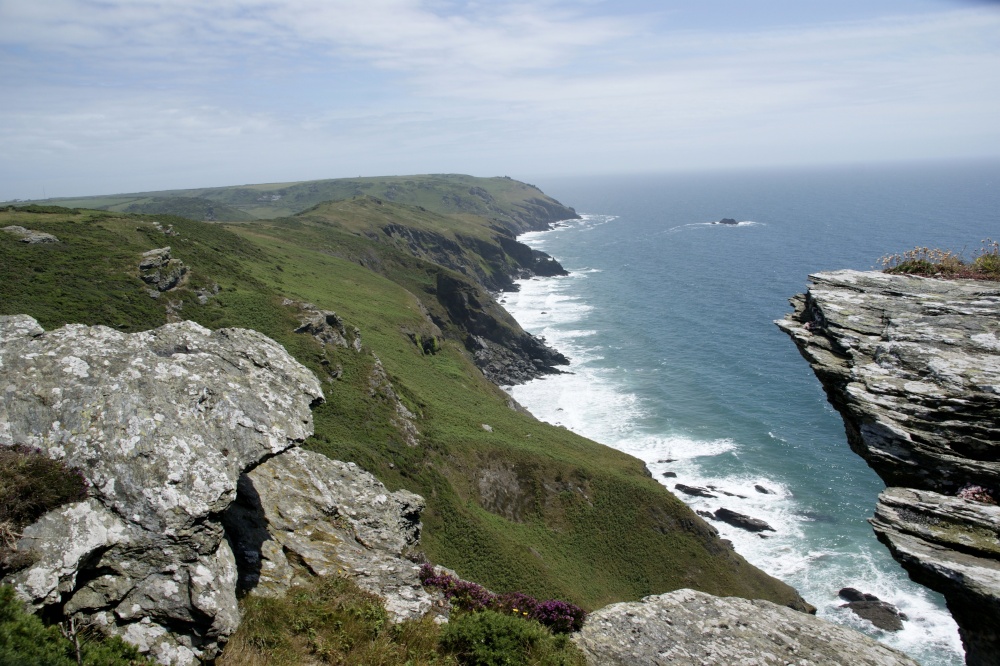 Photograph of Coastpath walk with view on English channel