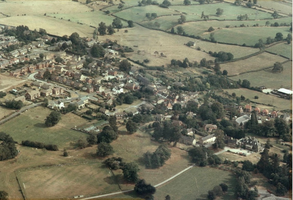 Photograph of Holbrook from the air