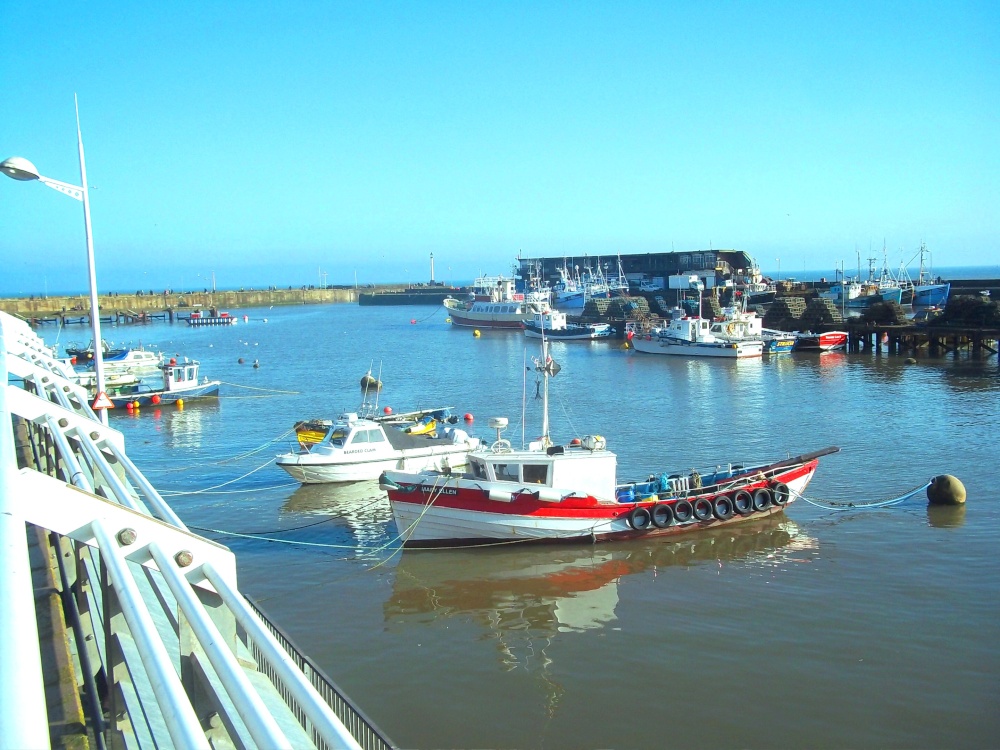 Bridlington Harbour in April