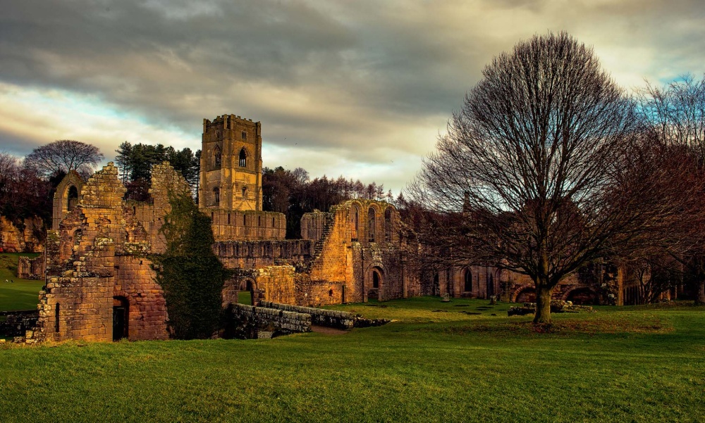 Photograph of Fountains abbey