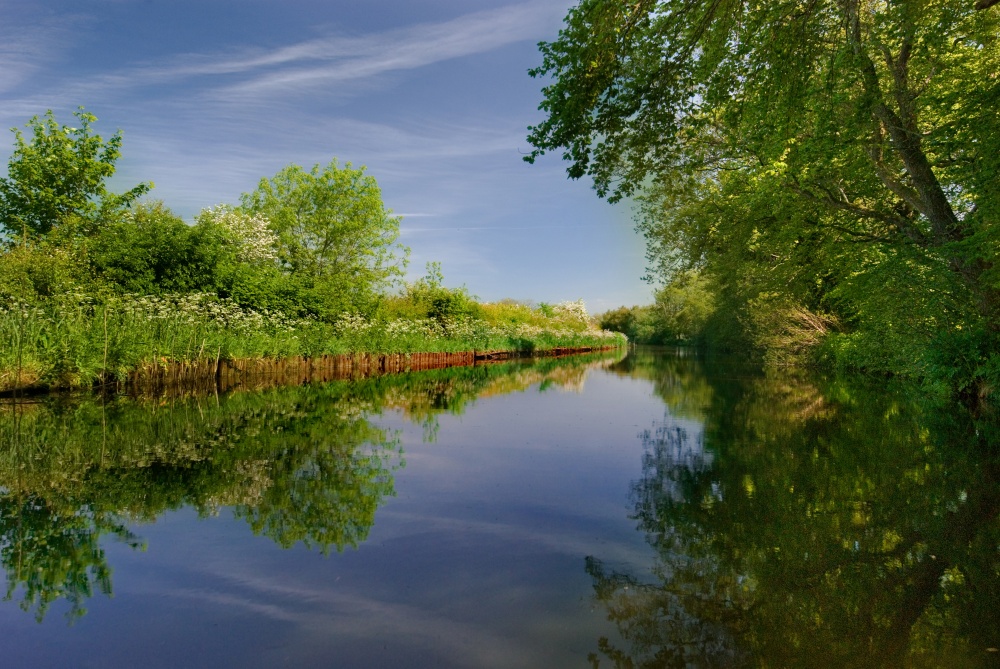 Photograph of Lancaster canal, Lancashire