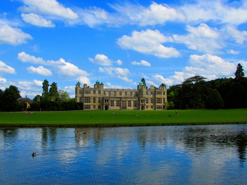 Audley End across the water